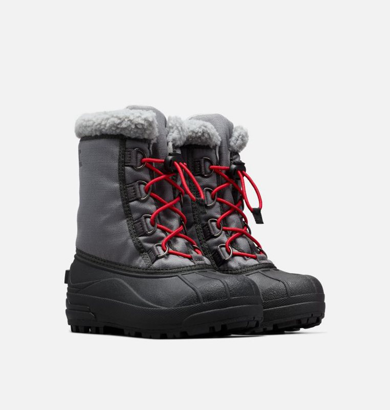 Botas Nieve Sorel Niños - Youth Cumberland™ Gris/Negras - 93047-WRQZ